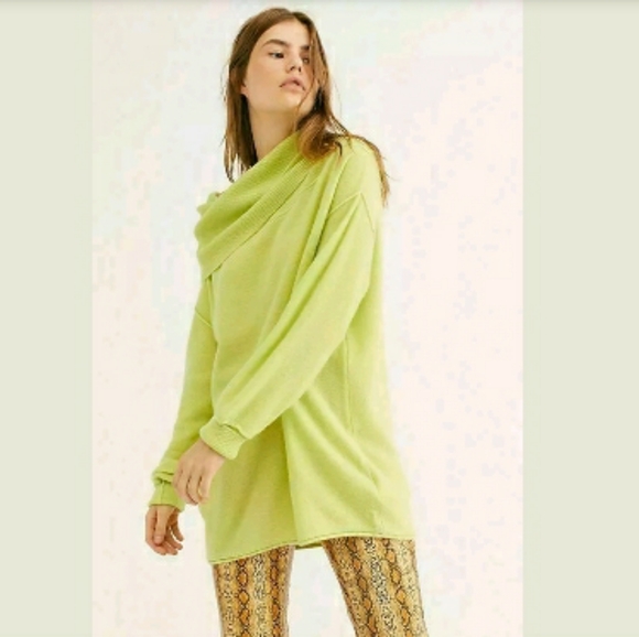 Free People Sweaters - Free People Soft Gaze Cashmere Tunic Cowlneck